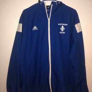 Soccer performance warm up jacket